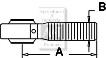 UJD00970    Tie Rod---Replaces AL37193